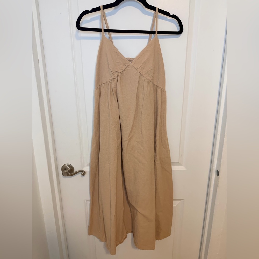 SHEIN Beige Maxi Dress
